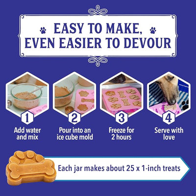 Cooper's Treats Beef and Cheddar Pupsicle Mix 14oz Bag and Lick Mat