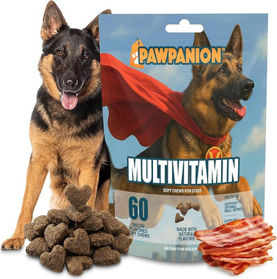 Multivitamin Soft Chews for Dogs Full Body Support 60 Count