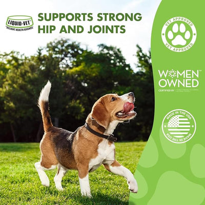 LIQUID-VET K9 Hip & Joint Formula, Bacon Flavor, 16 oz (Pack of 4)