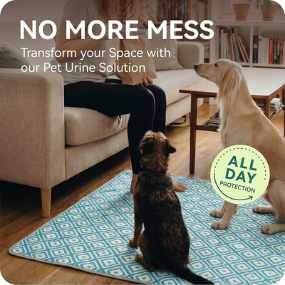 Washable Pee Pads for Dogs , 2 Pack Ultra-Absorbent Reusable Puppy Pads with Waterproof & Non-Slip Backing, Leak-Proof Protection for Dog Training , Crates , Whelping & Playpens ( 36"x41" )