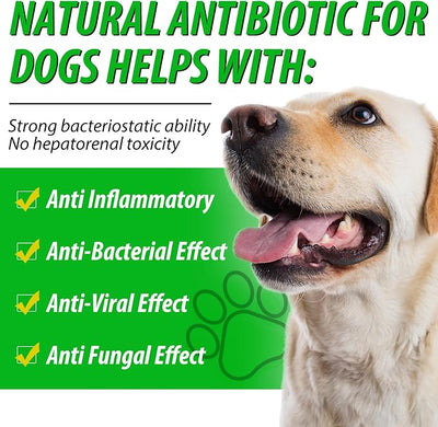 Dog Antibiotics, Antibiotics for Dogs, Natural Dog Multivitamin Vitamins and Supplements 60ml-2pcs