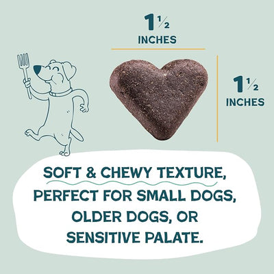 Shameless Pets Soft-Baked Dog Treats, Bananas for Bacon | Healthy Treats for Small, Medium & Large Dogs | Skin & Coat Support with Omega-3 & Omega-6 | Grain-Free, Made in USA | 6 oz