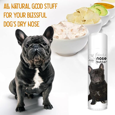 The Blissful Dog French Bulldog Brindle Nose Butter, Versatile Dog Nose Balm for Dry Nose, Handcrafted Nose Moisturizer, Easy-to-Apply Dog Essentials, Unscented, 0.50 oz.