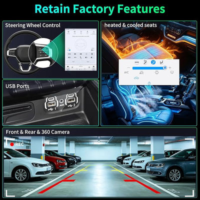 LINKSWELL Gen6 T-Style Car Radio for RAM 1500/2500/3500/4500 2019-2022,Android 11 Head Unit with 4+64G,Wireless CarPlay/Android Auto,4G LTE,16 Band EQ,Fast Boot,Backup Camera,SWC,Bluetooth