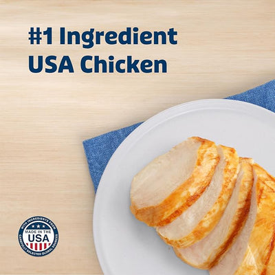 Blue Buffalo Jumbo Bits Chicken Soft & Chewy Dog Treats, Made with Real Chicken & Enhanced with DHA, Heart-Shaped Dog Treats, Made in the USA with Natural Ingredients, 11 oz.