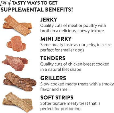 Dogswell Immune System Jerky Dog Treats, Chicken Breast, 12 oz. Pouch