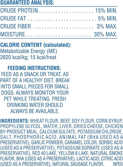 Canine Carry Outs Sausage Links Beef Flavor Dog Snacks, 5 Ounce Bag