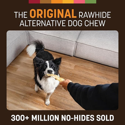 Earth Animal No Hide Strips - Natural Rawhide Free Dog Chew Strips, Chicken - 16 Count