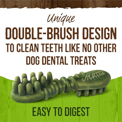 Merrick Fresh Kisses Dental Chews for Dogs Infused with Coconut and Botanical Oils, Large Dog Chews for Dogs Over 50 lbs., 27 oz. Box