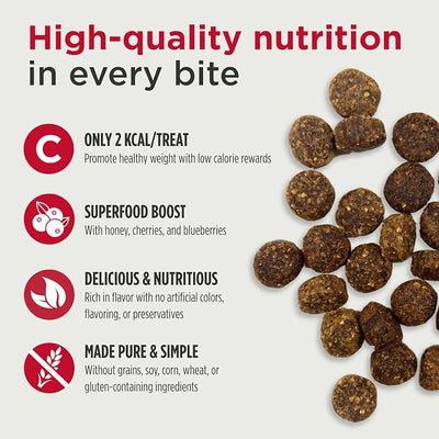 Nulo Trainers Salmon Recipe Grain-Free Low-Calorie Healthy Dog & Puppy Training Treats, 4 Ounce Pouch (Pack of 2)