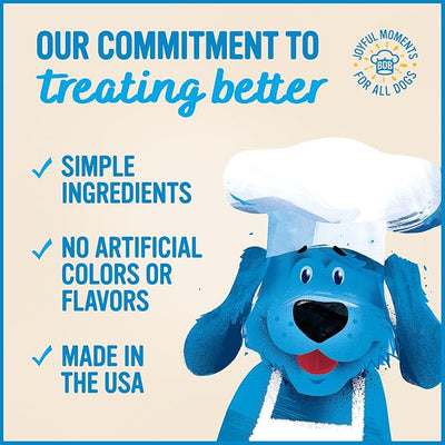 Blue Dog Bakery More Crunch Large Chicken Treats, Dog Biscuits for Large Breeds, Healthy Treats, All Natural, 5 lb Box (Pack of 1)