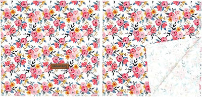 Lionheart Glory Floral Dog Scarf - Soft Washable Square Bandanas for Small Dogs (1 Pack, Spring/Summer)