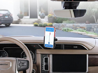 WeatherTech WindshieldFone - Universal Windshield-Mounted Car Phone Holder - Rose Gold Billet Knobs