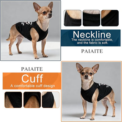 Discover Cozy Cotton Canine Wear: Soft, Lightweight, and Breathable Dog Shirt Vest with Eye-Catching Graphics (My Shadow HAS Four LESGS and A Tail), Keeping Your Furry Friend Warm! Green XXL