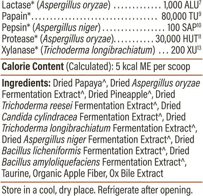 PROACTIVE PAWS Prime Enzymes – Digestive Enzyme Supplement for Dogs and Cats with Taurine, Papaya & Pineapple for Digestive Support and Nutrient Absorption