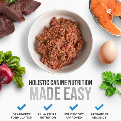 Know Better Beef Recipe Homemade Dog Food Premix - Complete Raw or Homemade Dog Meal Mix for Small Dogs - Puppies & Adults - Easy-to-Prepare Balanced Nutrition - Pet Supplies - 24 Oz