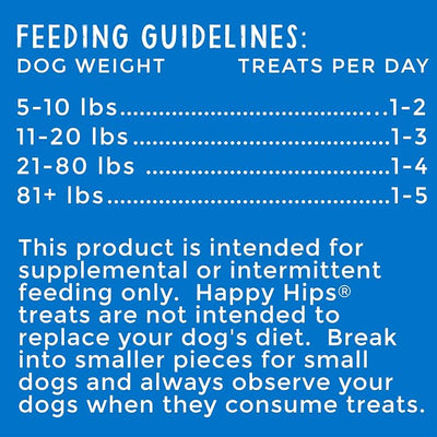 Happy Hips Jerky Dog Treats, Duck, 10 oz. Pouch