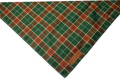 Realeaf Christmas Dog Bandanas 2 Packs, Reversible Red Green Plaid Dog Scarf, Xmas Pet Bandana for Boy and Girl, Premium Durable Fabric, Holiday Check Bandana for Medium and Large Dogs Pets (Large)