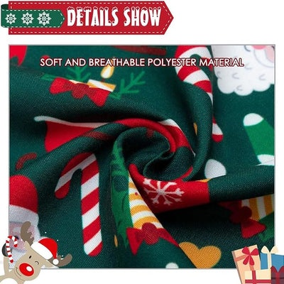 SCENEREAL Christmas Dog Bandana 4 Pack - Soft and Breathable Pet Triangle Scarf Bibs, Full of Chirstmas Element Patterns Dog Bandanas for Dogs and Cats