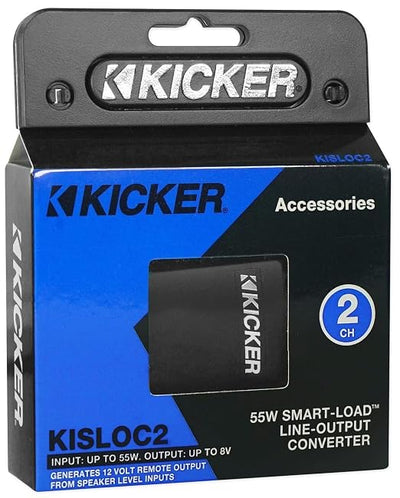 Kicker 46KISLOC2 K-Series Stereo Line-Output Converter w/Remote Turn-On Output