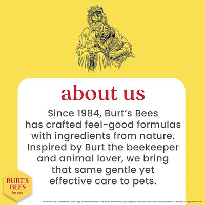 BURT'S BEES FOR PETS Dog Eye Wash with Saline Solution, Gentle Eye Cleaner for Dogs and Puppies, Tear Stain and Debris Rinse for Sensitive Eyes, Natural Origin Formula, 4 Fl Oz
