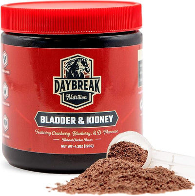 Bladder and Kidney Relief for Dogs by Daybreak Nutrition | Powder Cranberry Supplement for Dogs for UTI Treatment & Urinary Support | Dog Urinary Tract Infection Remedy Supplement