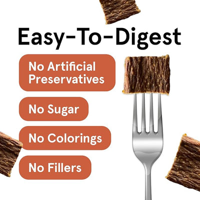 TRMC Real Meat Dog Treats - Three 12oz Bag of Bite-Sized Air-Dried Venison Jerky for Dogs - Grain-Free Jerky Dog Treats Made up of 95% Free-Range, Grass Fed Venison - All-Natural Dog Treats