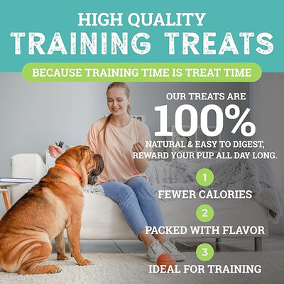 etta says! Sit Training Treats - All Natural Cheese Soft Treats for Dogs - Made in The USA - 2 Pack