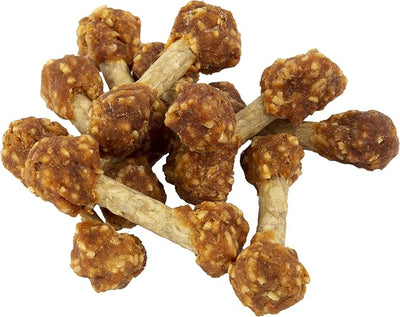 Good ’n’ Fun Chicken Flavored Dumbbells 4 Ounces, Rawhide Snacks for Small Dogs