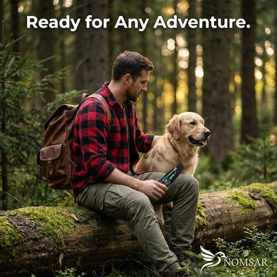 Premium Tick Removal Tool Kit – Stainless Steel Tick Tweezers & V-Notch Remover, Tick Remover for Dogs & Humans with Leather Case & Tick Identification Card