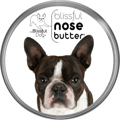 The Blissful Dog Boston Terrier Nose Butter, Versatile Dog Nose Balm for Dry Nose, Handcrafted Nose Moisturizer, Easy-to-Apply Dog Essentials, Unscented, 4 oz.