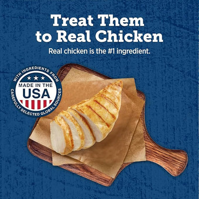 Blue Buffalo True Chews Premium Jerky Cuts Dog Treats with Natural Ingredients Chicken (Pack of 2)