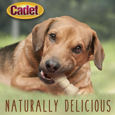 Cadet Premium Grade Beef Hide for Dogs, Rawhide Long Lasting Dog Chews, Chips, Curls & Rolls for Small/Medium/Large Dogs (Pack of 2)