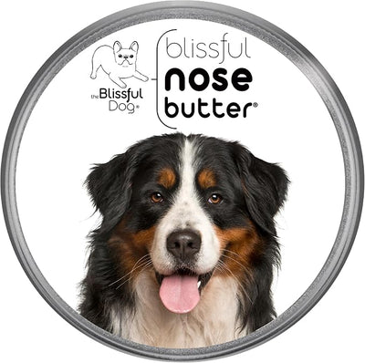 The Blissful Dog Bernese Mountain Nose Butter, Versatile Dog Nose Balm for Dry Nose, Handcrafted Nose Moisturizer, Easy-to-Apply Dog Essentials, Unscented, 4 oz.