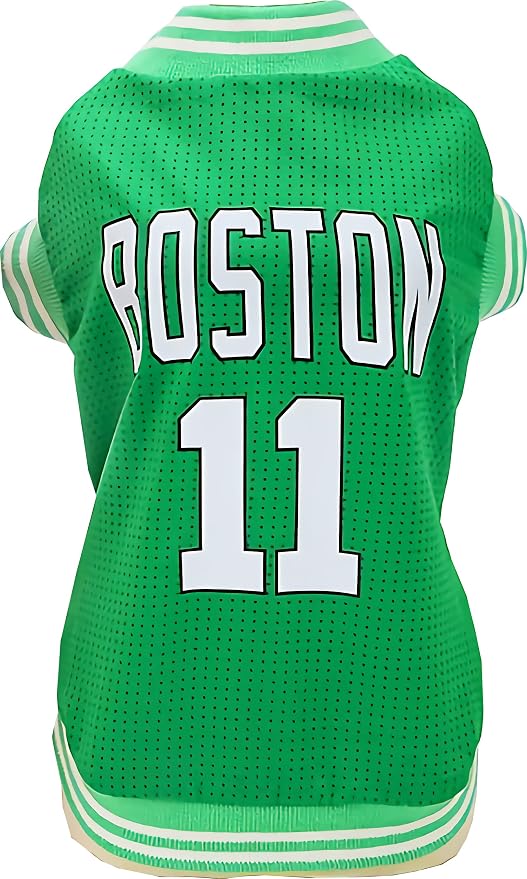 Dog Clothes Basketball Mesh Breathable T-Shirt,Pet Clothes Puppy Sportswear Spring/Summer Fashion Dog Shirt. (Green, Large)