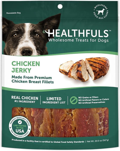 Healthfuls Chicken Jerky Dog Treats, 20oz