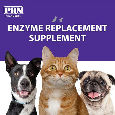 PRN Pharmacal ProZyme Enzyme Replacement Supplement - Natural Digestive Aid Veterinary Enzyme Formula - Plant-Based for Pet Digestive Health - 200 g