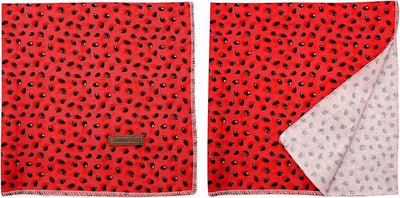 Lionheart glory Dog Bandana 1 Pack Washable Soft Dog Scarf, Watermelon Print Boy Girl Bandana Square Adjustable Dog Bandanas for Small Medium Large Dogs