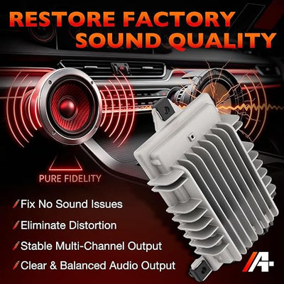 ATRACYPART 25994310 Radio Speaker Amplifier, 4 Channel | Compatible with 2010-2017 Chevy Traverse, 2010-2016 GMC Acadia, 2017 GMC Acadia Limited, 2010 Saturn Outlook