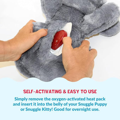 Snuggle Puppy Replacement Heat Packs for Junior (7 Count) - Disposable Pet Comfort Warmers for Puppy Anxiety Relief - Odorless, Non-Toxic, All Natural - Fits Smaller Junior Size