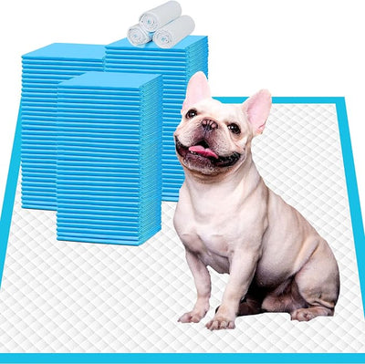 IMMCUTE Puppy Pee Pads 22"x23"-150 Count | Dog Pee Training Pads Super Absorbent & Leak-Proof | Disposable Pet Piddle and Potty Pads for Puppies | Dogs | Doggie| Cats | Rabbits