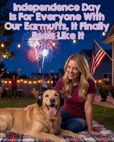 IAD Dog Ear Muffs Noise Protection – Noise Cancelling Dog Ear Muffs for Fireworks, Thunder & Anxiety