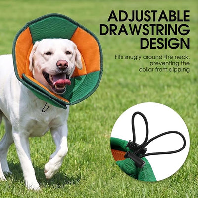 Dog Cone - Soft Cone for Dogs to Stop Licking, Pet E-Collar Alternative After Surgery, Adjustable Pet Recovery Collar for Wound Healing, Pine Green Small