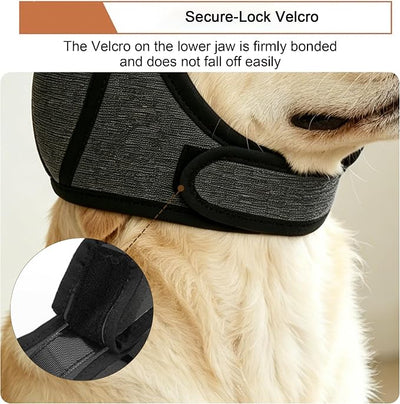 Dog Ear Protection Wrap – Calming & Noise-Reducing Ear Cover for Dogs, Soft Stretch Fabric Headwrap for Grooming, Anxiety Relief, Bathing & Recovery