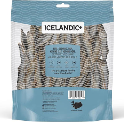 Icelandic+ Whole Fish Herring - 9oz Bag - Dog Treats,Pure Wild-Caught & Air-Dried,Ingredient Snack,Pet Chew,Just The Fish Nothing Else,(Pack of 2)