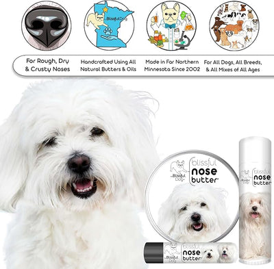 The Blissful Dog Coton De Tulear Unscented Nose Butter, 2-Ounce