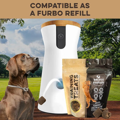 BRUTUS & BARNABY Training Treats for Dogs (8 oz / ~200 Ct) – Peanut Butter & Banana, All-Natural Soft Low Calorie Puppy Training Treats, Healthy Mini-Sized Small Dog Bites for All Breeds