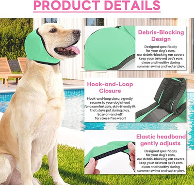 Dog Ear Muffs Noise Protection, Stress-Reducing, Comfortable, Perfect for Thunderstorms, Noise,Vet Visits & Preventing Water