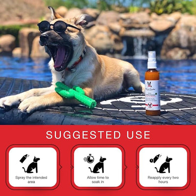 Warren London Dog Sunscreen Spray – 2-Pack (2 × 4 oz) UV Shield with Aloe | Quick-Dry, Non-Greasy, Sunblock for Nose, Ears & Coat | Prevents Sunburn & Itch | Save 18% vs. Single | Made in USA