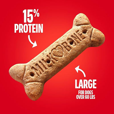 Milk-Bone Crunchy Large Dog Treats, 24 Oz. Box, Original Beef Flavor